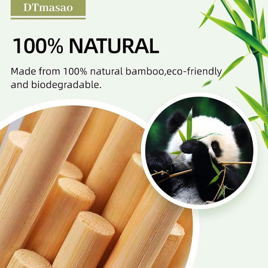 100 PCS Dowel Rods Wood Sticks Wooden Dowel Rods - Image 2