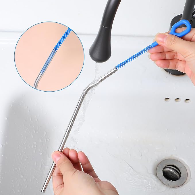 Straw Clean Brush Set Straw Brush Extra Long 12 Inch ReusableStraw Cleaner - Image 7