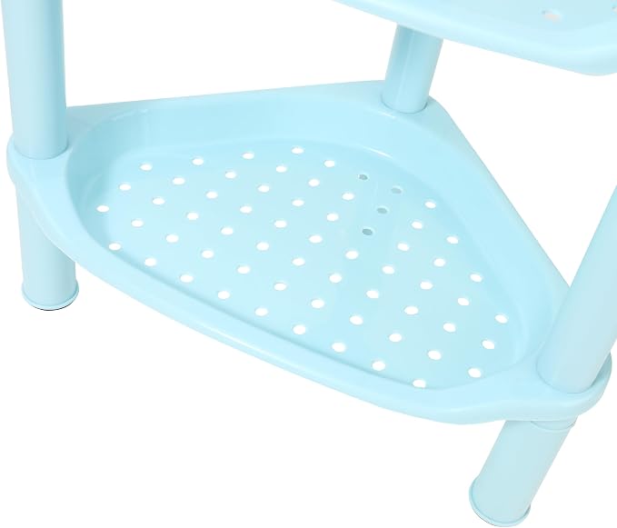 4 Tier Corner Shower Caddy, Plastic Shower Organizer - Image 7