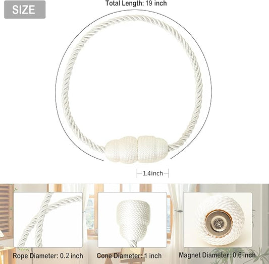 Magnetic Curtain Tiebacks - Image 2