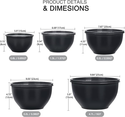 Greentainer Plastic Mixing Bowls - Image 2