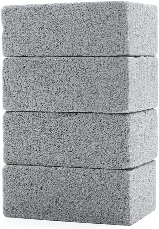 Magic Blackstone Griddle Scraper,4 Pack Gray Stone Cleaning Block Clean Brick - Image 9