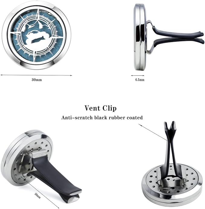 Essential Oil Car Diffuser Vent Clips Air Freshener Christmas Car Accessories - Image 6