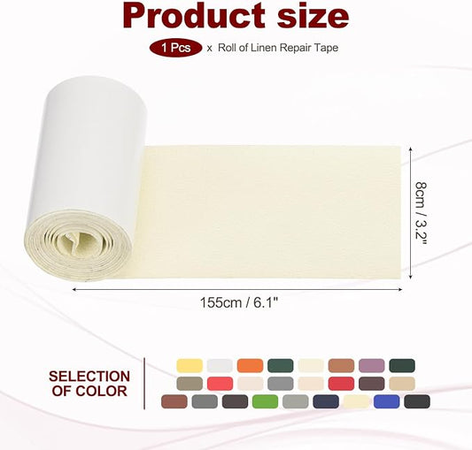 PATIKIL Leather Patches Tape for Furniture, 3.2 x 61 Inch Self Adhesive Vinyl - Image 2