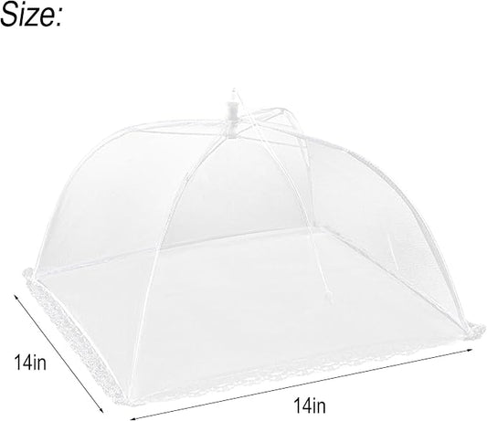 HBlife 3 Pack Pop-Up Mesh Food Cover Tent - Image 2