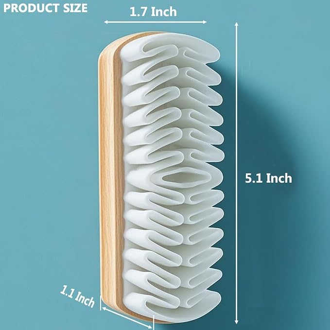 2-Piece Rubber Shoe Brush and Eraser Set, Flocked and Matte Leather, - Image 7