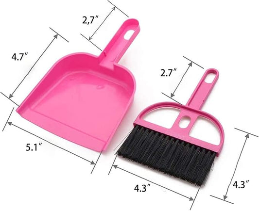 TOPZEA 6 Pack Mini Dust Pan and Brush Set, Mini Hand Broom Dustpan Set Hand - Image 2