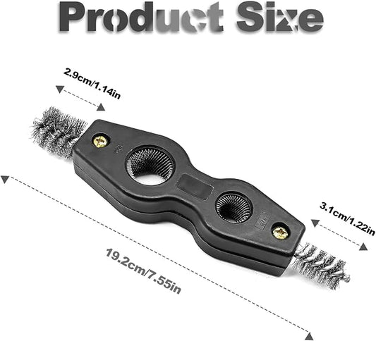 4 in 1 Car Battery Cleaning Brush, Anti-Corrosion Battery Terminals, Copper - Image 2