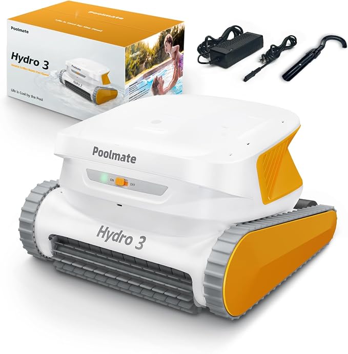 Hydro 3 Cordless Robotic Pool Cleaner, 150W Pool Vacuum - Image 9