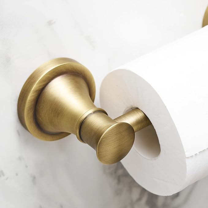 Hoimpro Wall Mounted Rustproof Toilet Tissue Paper Holder Bathroom Accessories - Image 7