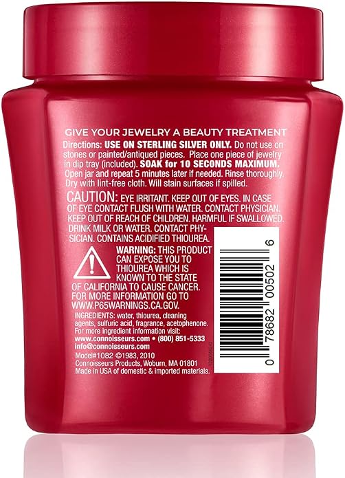CONNOISSEURS Premium Edition Jewelry Cleaner, Value Size 9.6oz - Image 8