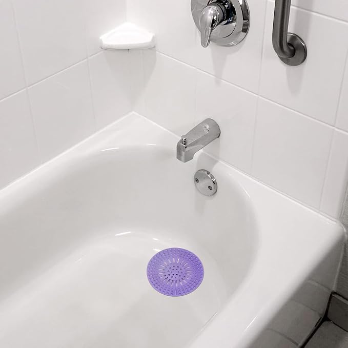 Gotega Bathroom Sink Drain Strainers, Hair Catcher Shower Drain Covers Protector - Image 8