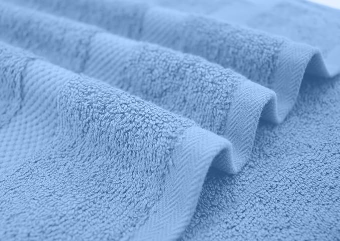 DAN RIVER Bath Towels Set of 4, 27 x 54 Inches, 100% Cotton, Larger & Lighter - Image 6