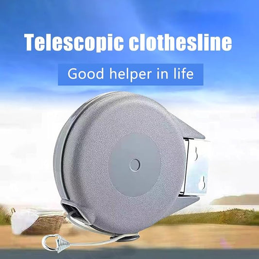 Retractable Clothesline Used to Outdoor,49 feet PVC Line Retracting,Including - Image 2