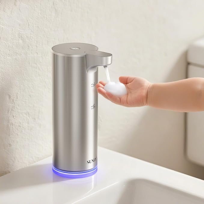 SUNLY Automatic Foam Soap Dispenser, 0.2s Fast Sensor, USB-C Rechargeable - Image 9