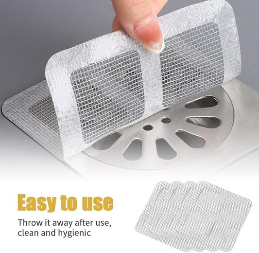 Disposable Drain Hair Covers 50 Pcs, Shower Drain Hair Catcher, Waterproof Mesh - Image 2