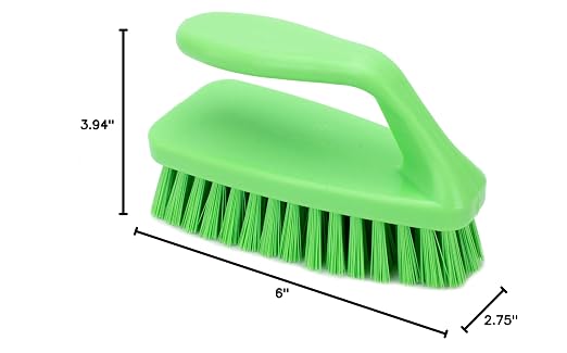 SPARTA Scrub Brush with Iron Shaped Handle and Stiff Bristles, Heavy Duty - Image 6