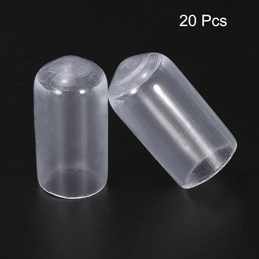 uxcell 20pcs Rubber End Caps 8mm ID Vinyl PVC Round Tube Bolt Cap Cover Screw - Image 2