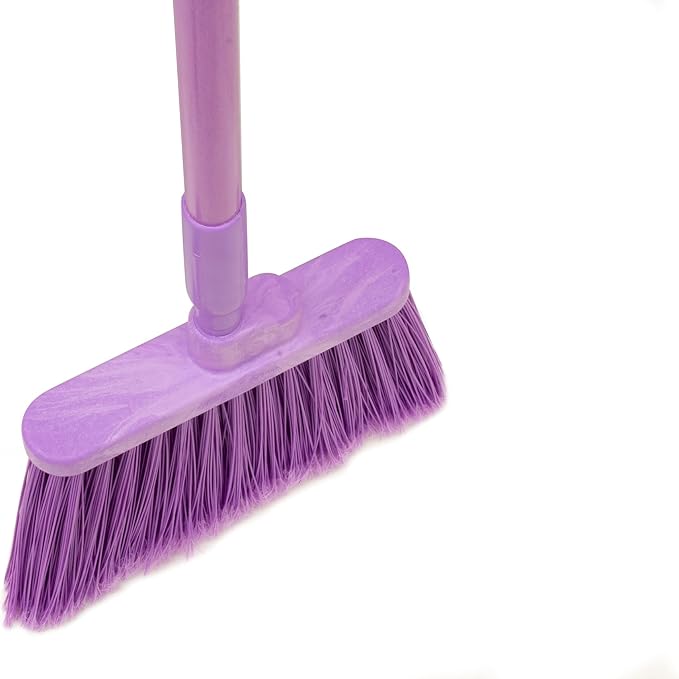 SPARTA 41082EC68 Plastic Color Coded Broom, Flagged Bristles, Long Broom - Image 4