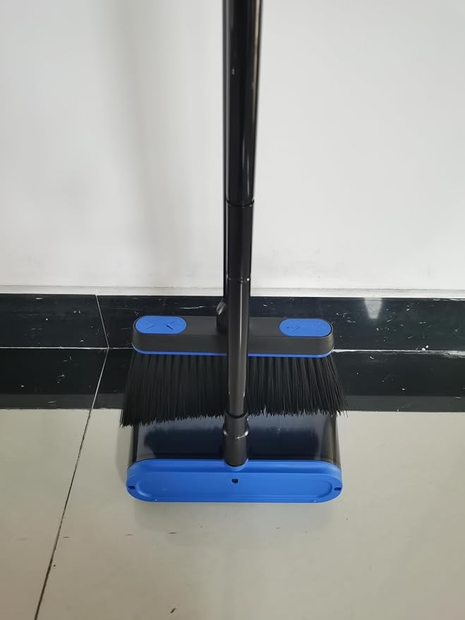 JEHONN Broom and Dust Pan, Upgraded Large Foldable Dustpan - Image 13