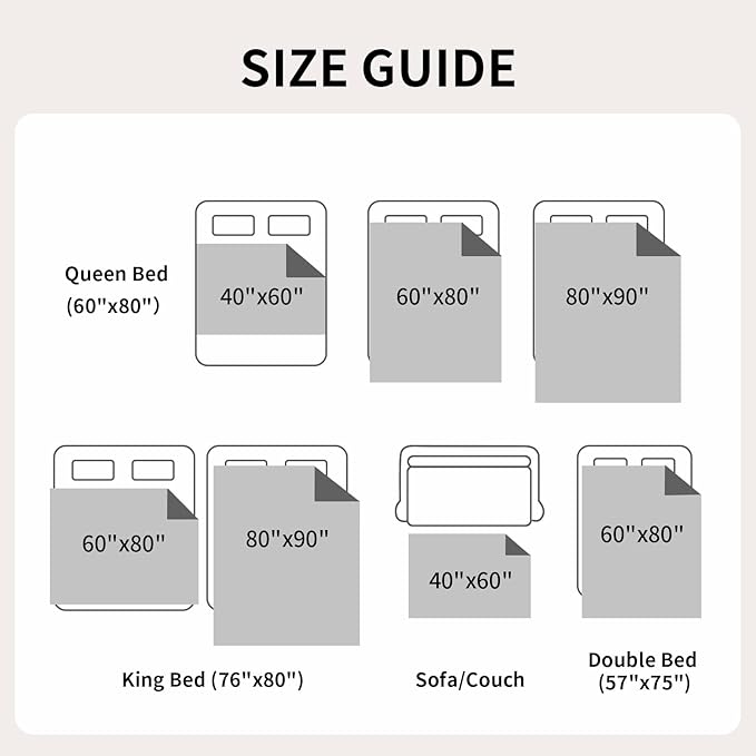 QiyI Waterproof Blanket for Bed Queen Size, Reversible Washable Pet-Friendly Flannel Throw Blanket, Leakproof Stain-Resistant Furniture Protector for Travel & Camping, 60"x80", Burgundy/Pink