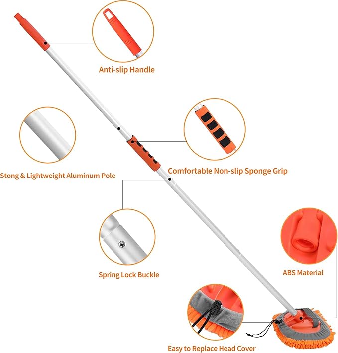 Wontolf 62'' Car Wash Brush - Image 7