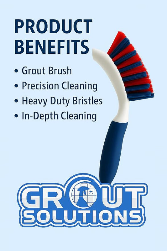 Grout Brush with Stiff Bristles – Heavy-Duty Scrub Brush - Image 2