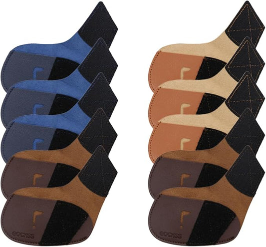 I Golf Iron Headcovers 10pcs PU Fit Both Right-Handed Clubs Golf Club Protector - Image 2