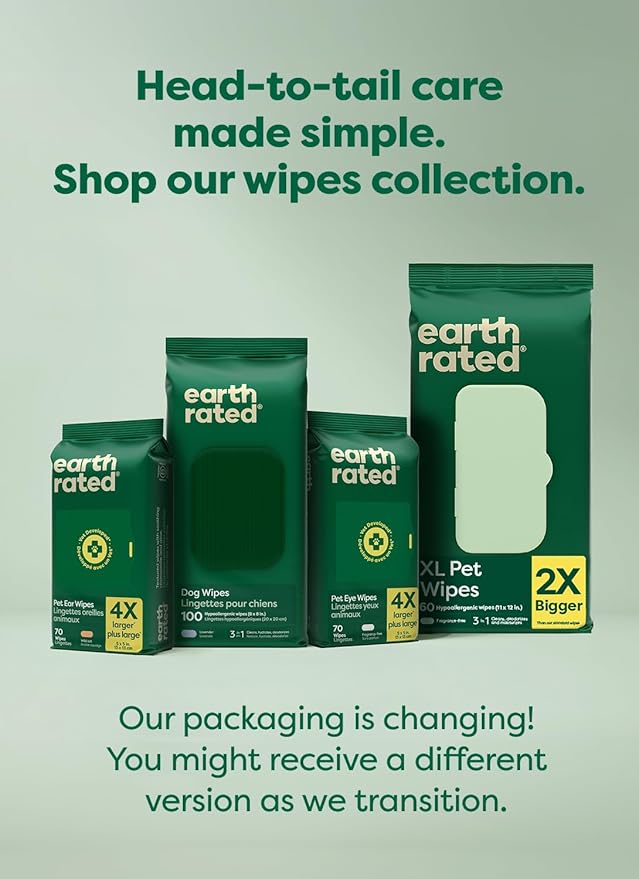 Earth Rated Dog Wipes, Hypoallergenic, 3-in-1 Cleaning and Hydrating, - Image 10
