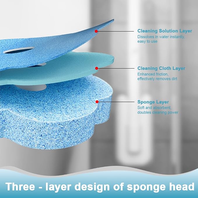 Disposable Toilet Bowl Wand Refills, Toilet Cleaning Refills, Disinfecting - Image 8
