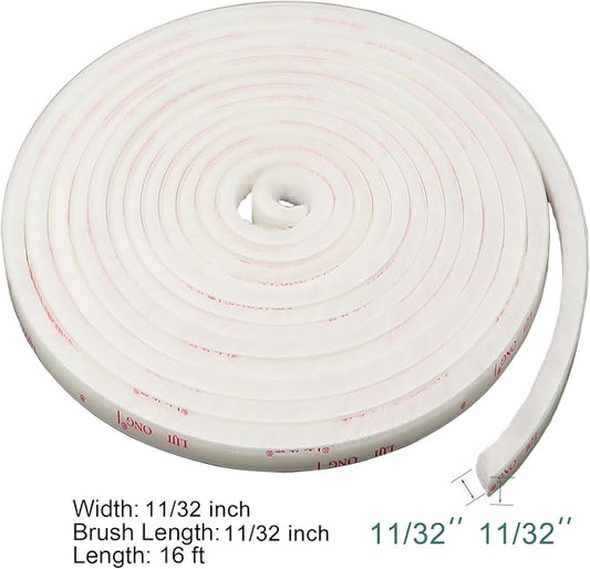 TORRAMI Fuzzy Brush Seal Weatherstripping - Image 2