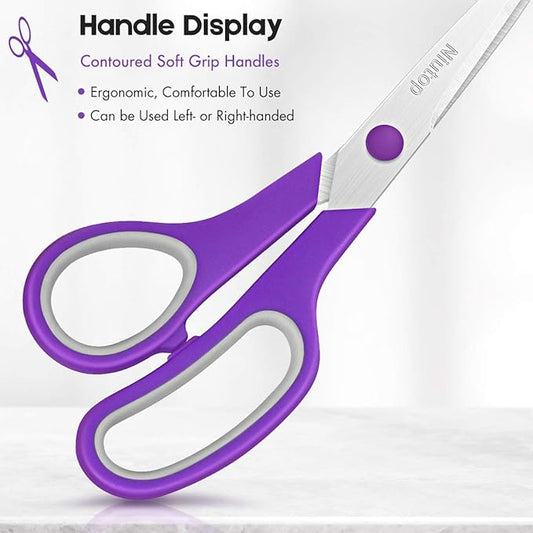 Scissors Bulk Set of 40-Pack, Niutop 8" Multipurpose Sharp Sewing Craft Fabric - Image 2