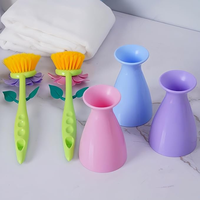 Long Handle Vegetable and Fruit Brush, Florganic Dish Brush - Image 7