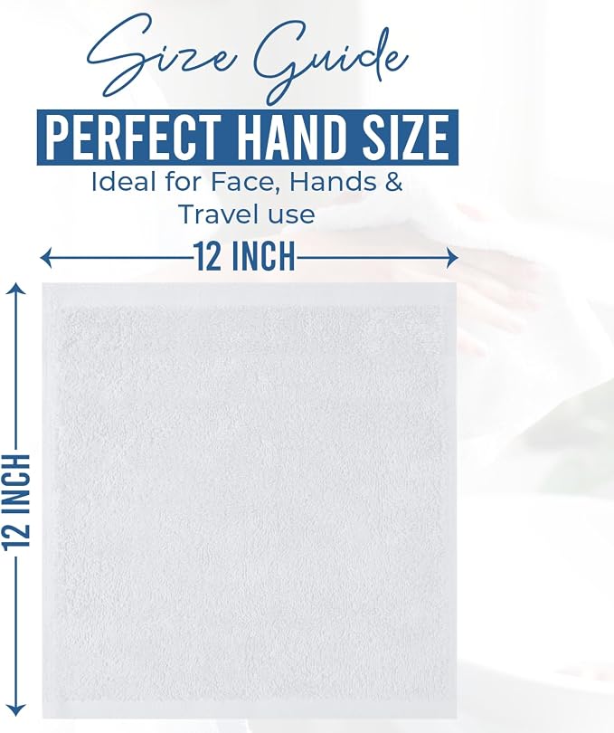 DAN RIVER 24 Pack Wash Cloths for Showering - Image 8