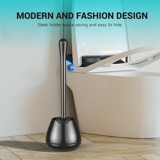 Toilet Brush and Holder, Toilet Bowl Brush - Image 7