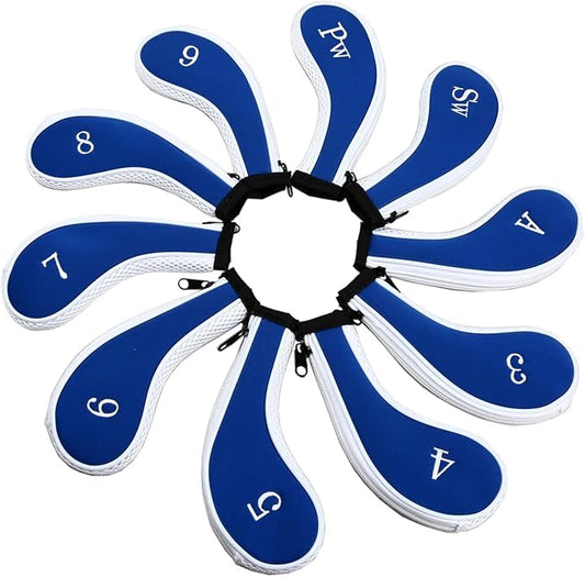 Sword &Shield sports Neoprene Zipper Golf Club Iron Head Covers Iron Covers - Image 2