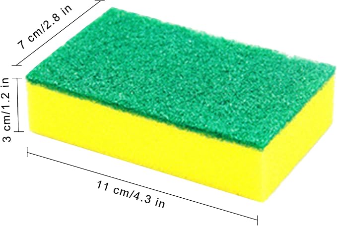 Kitchen Cleaning Sponges, Non Scratch Dishwashing Sponges Scouring Pad - Image 7