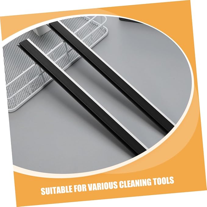 FRCOLOR 4Pcs Rubber Dustpan Edge Strips Inlet Pressing Guards - Image 9