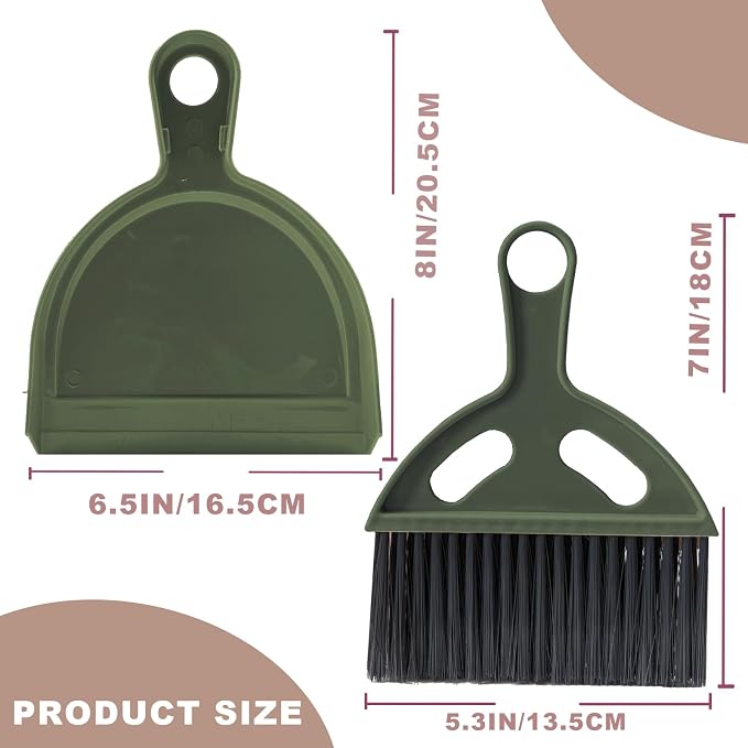 Mini Broom and Dustpan Set Small Broom - Image 6
