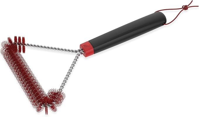 Weber Cold Clean Grill Brush, 3-Sided T-Shaped Design - Image 3
