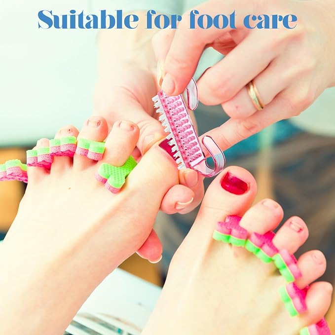 Bokon 400 Pcs Handle Grip Nail Brush Bulk Fingernail Scrub Brush - Image 6