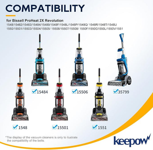 KEEPOW 4 Pack Carpet Cleaning Tools Nozzle Clean Out Tool Compatible - Image 2
