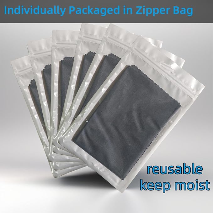 Silicone Gun Cleaning Cloth, Reusable Microsuede Cleaning/Polishing Wipes Towels - Image 5