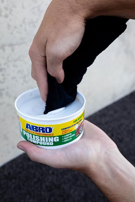 ABRO Superior Performance Polishing Compound, 10 oz., High-tech Shine Car - Image 2