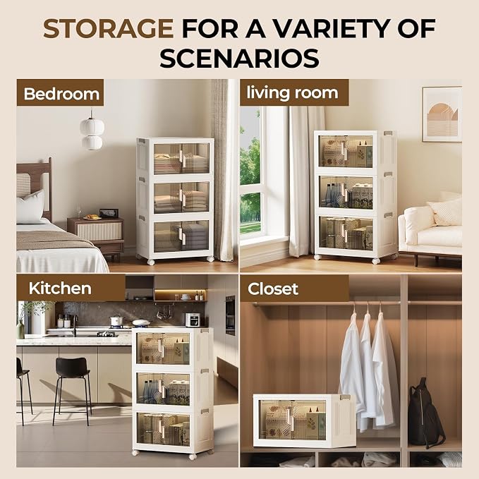 Elegant 5 Tiers Stackable Storage Bins - Image 8