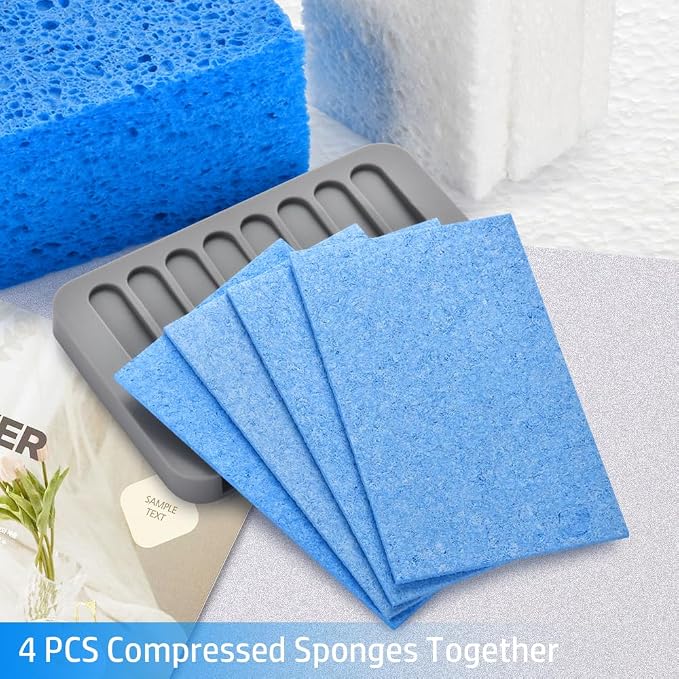 Mcyye 4PCS Compressed Kitchen Sponges - Image 7