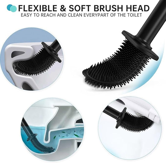 rv Essentials, RV Toilet Brush, Toilet Brush Silicone Won't Damage Toilets - Image 2