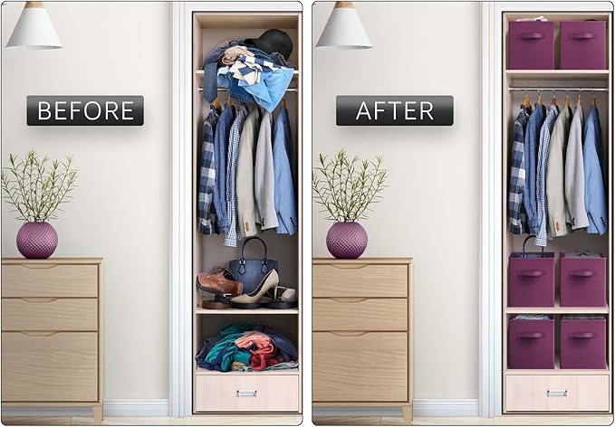 Sorbus Fabric Storage Cubes - Image 7