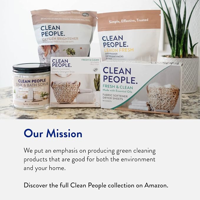 The Clean People Fragrance Free Laundry Detergent Sheets - Image 4