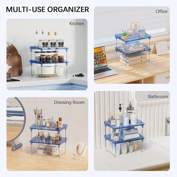 Acrylic Cabinet Organizer Shelf, Spice Rack, Countertop Organizers - Image 6